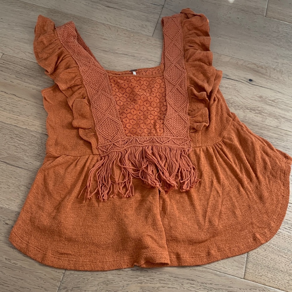 Beautiful free people bohemian top - closet clean out must sell!